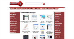 Desktop Screenshot of hotdownloads.com.br