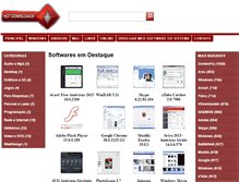 Tablet Screenshot of hotdownloads.com.br